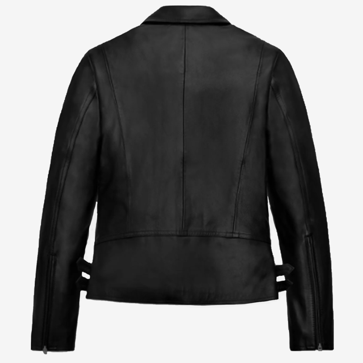 Women Asymmetrical Biker Leather Jacket