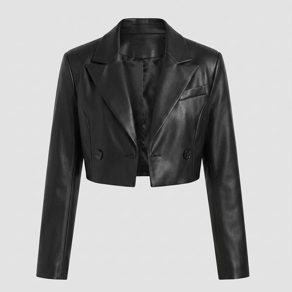 Cropped Double Breasted Blazer Women