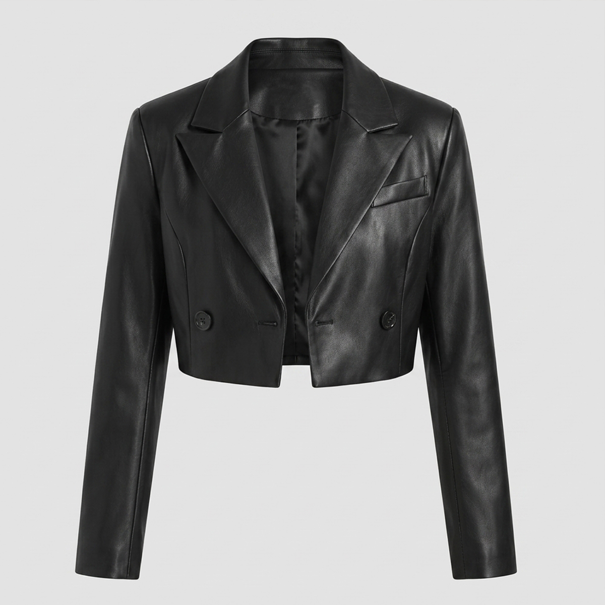 Cropped Double Breasted Blazer Women