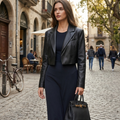 Cropped Double Breasted Blazer Women