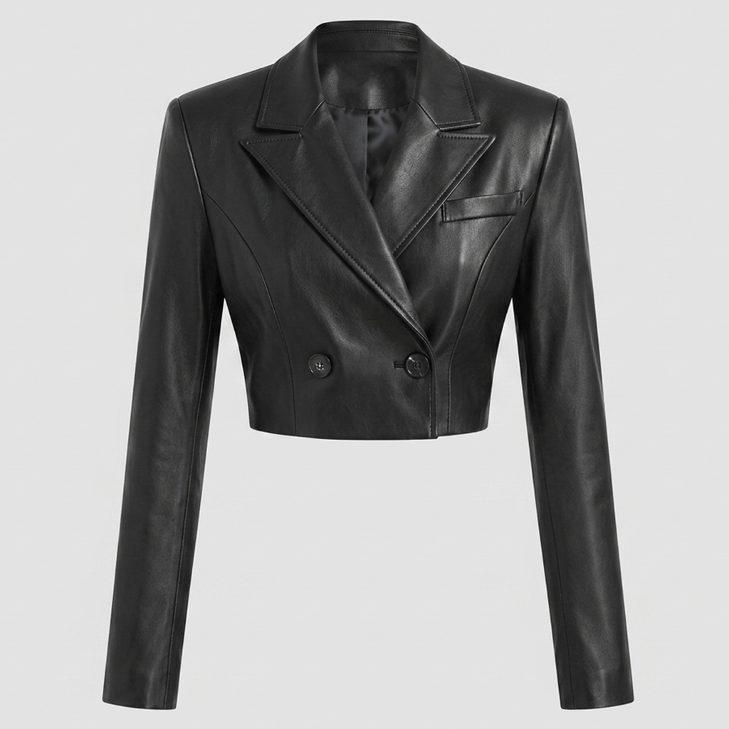 Cropped Double Breasted Blazer Women